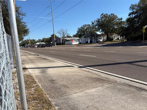 a view of a city street