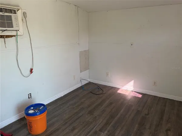 a view of a door of a house