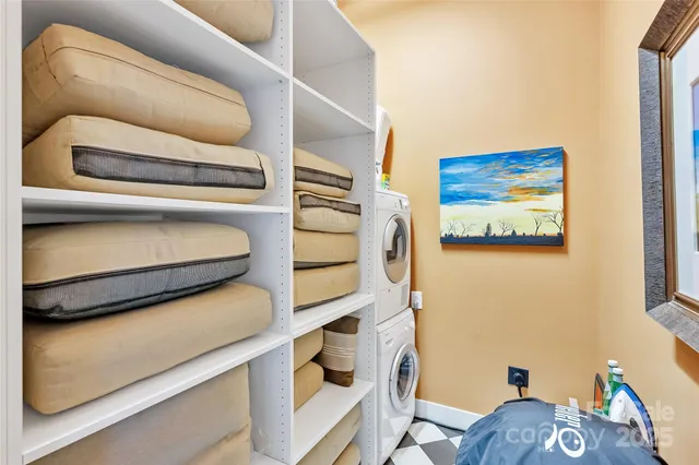 a view of furniture and hardwood floor