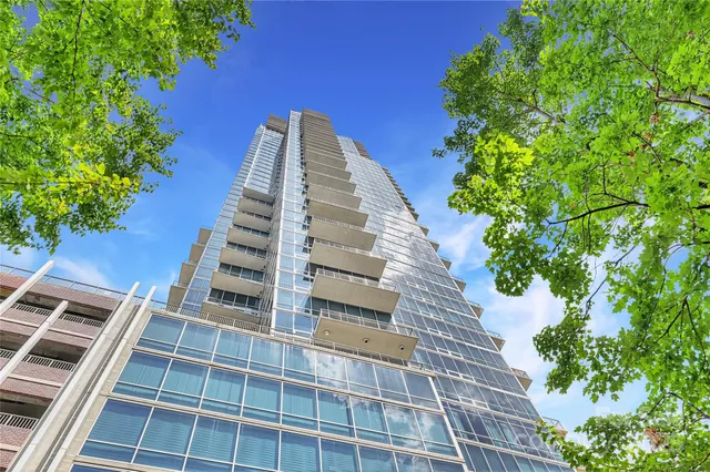 a view of a tall building