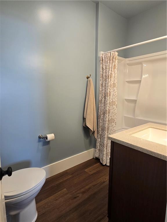113 3rd Street Houston, PA 15342 - Photo 19 of 27 a bathroom with a sink a toilet and a shower
