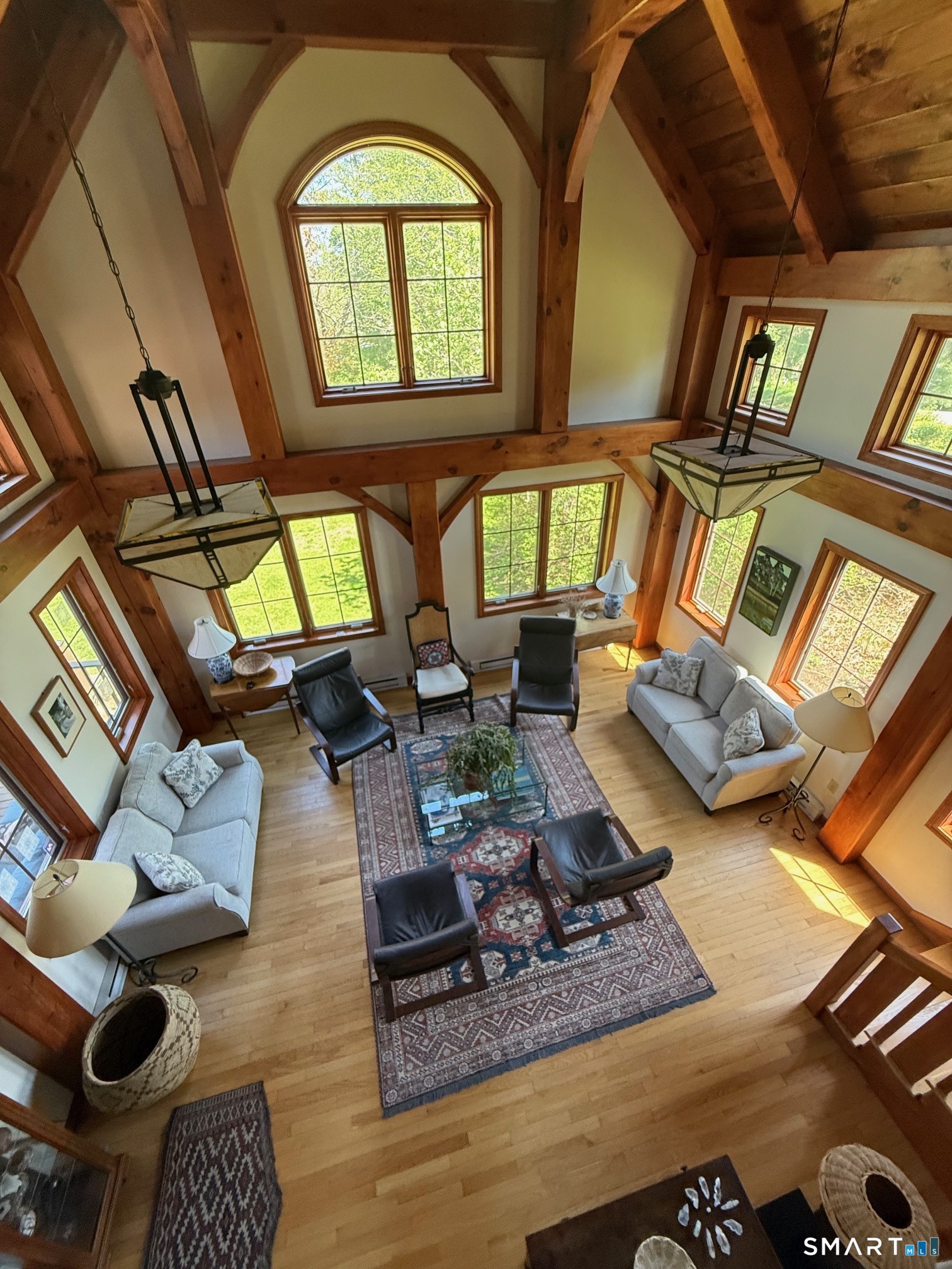 8 Ivy Road Stonington, CT 06355 - Photo 8 of 30 a living room with furniture and a floor to ceiling window