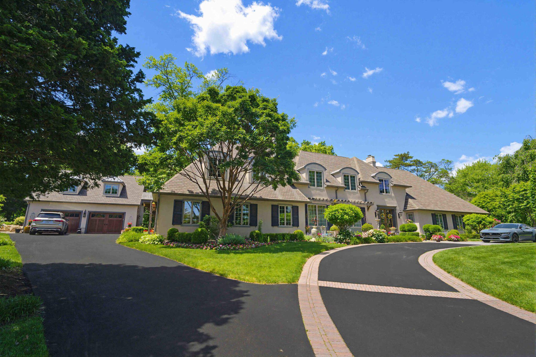 2244 Deer Path Road Huntingdon Valley, PA 19006 - Photo 3 of 95 Elegant home with beautiful landscaping.