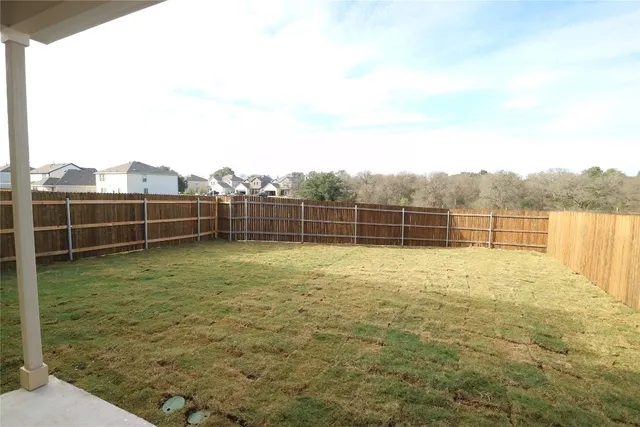 a view of a garden with a park