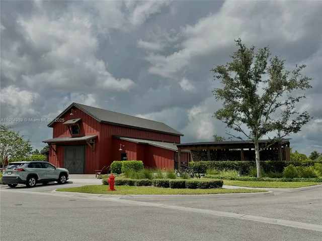 a view of a dining area with furniture