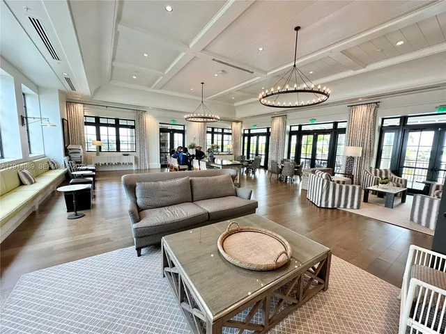 a view of a swimming pool and lounge chair