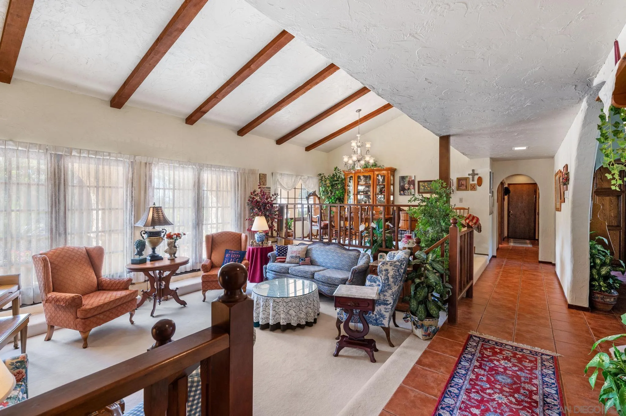 24572 Rutherford Road Ramona, CA 92065 - Photo 16 of 62 a living room with furniture or couch and a large window