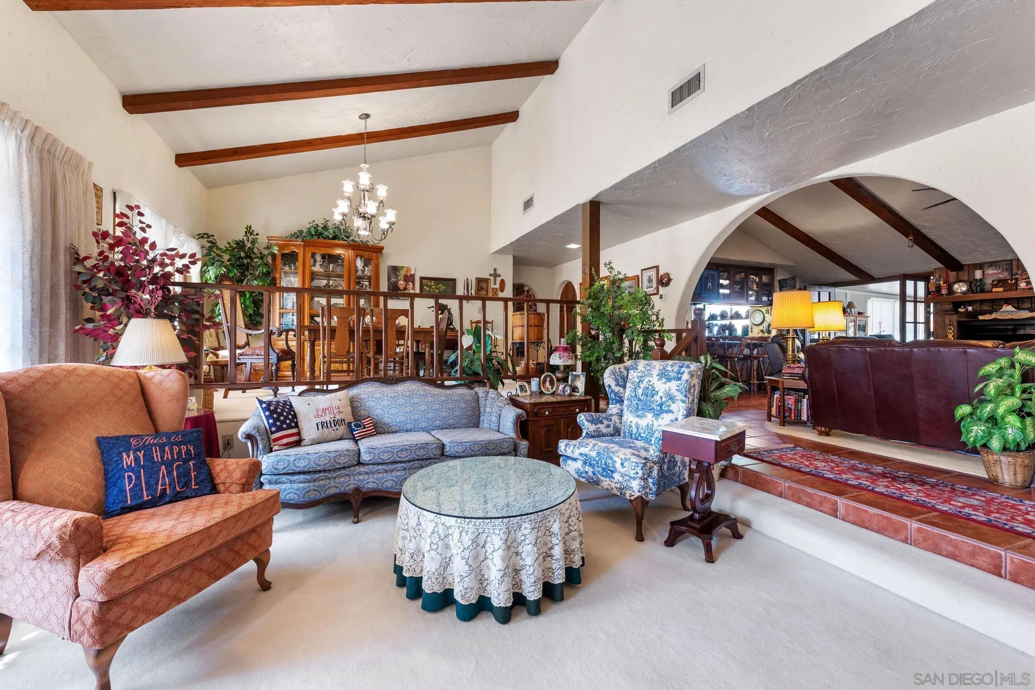 24572 Rutherford Road Ramona, CA 92065 - Photo 20 of 62 a living room with furniture and a large window