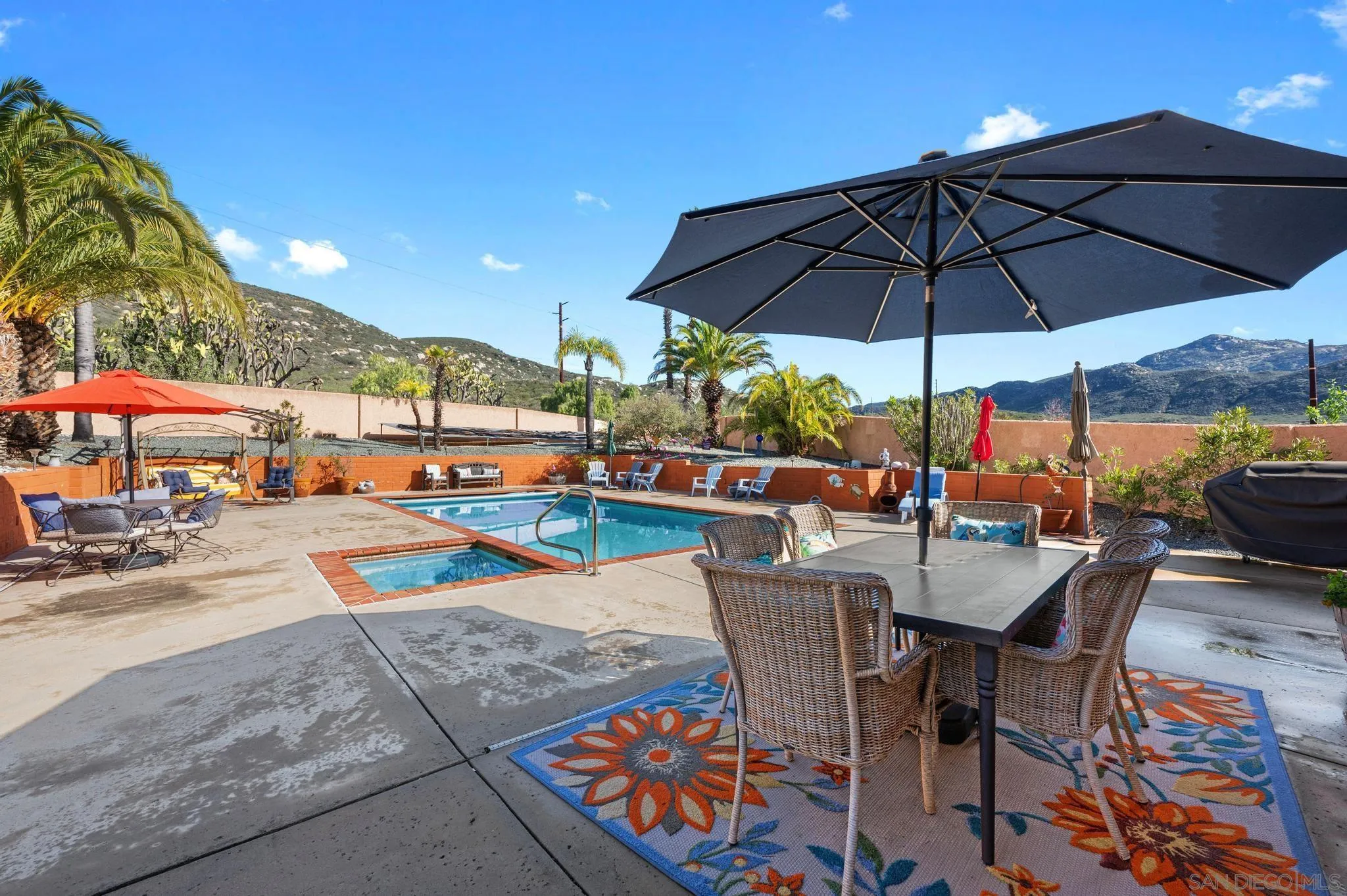 24572 Rutherford Road Ramona, CA 92065 - Photo 48 of 62 an outdoor space with patio and chairs
