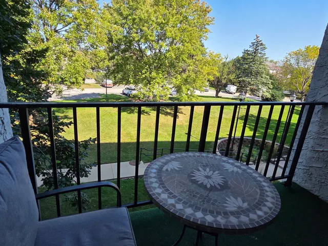 a view of a lake with a big yard