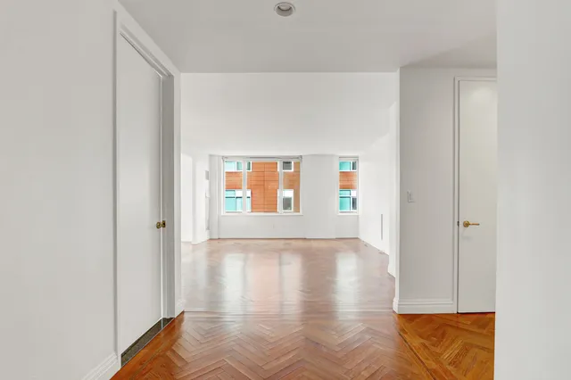 a view of a tall building