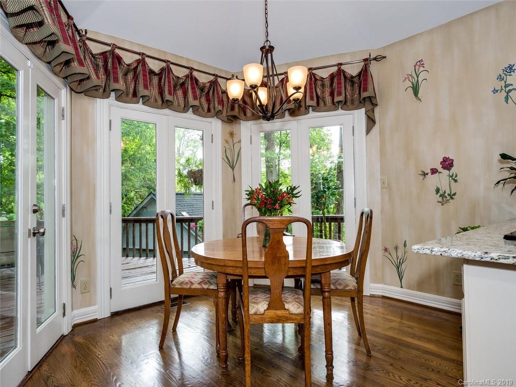 5123 Randolph Road Charlotte, NC 28211 - Photo 12 of 28 a view of a dining room with furniture window and wooden floor