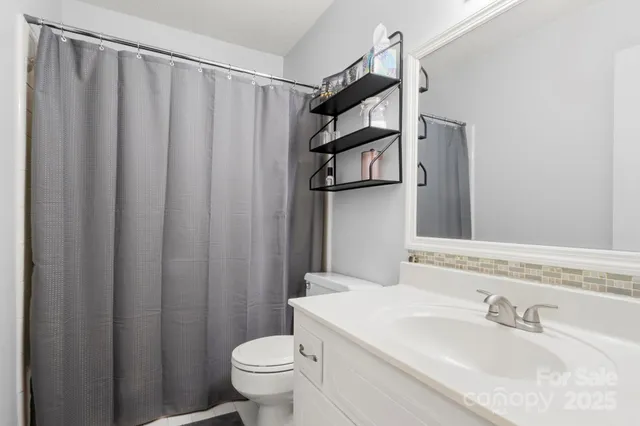 a bathroom with a sink and toilet