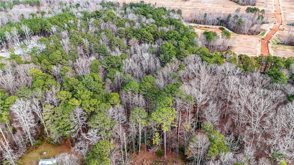 6420 White Mill Road Fairburn, GA 30213 - Photo 19 of 23 an aerial view of residential house with outdoor space and trees all around
