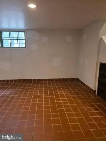 a bathroom with a window