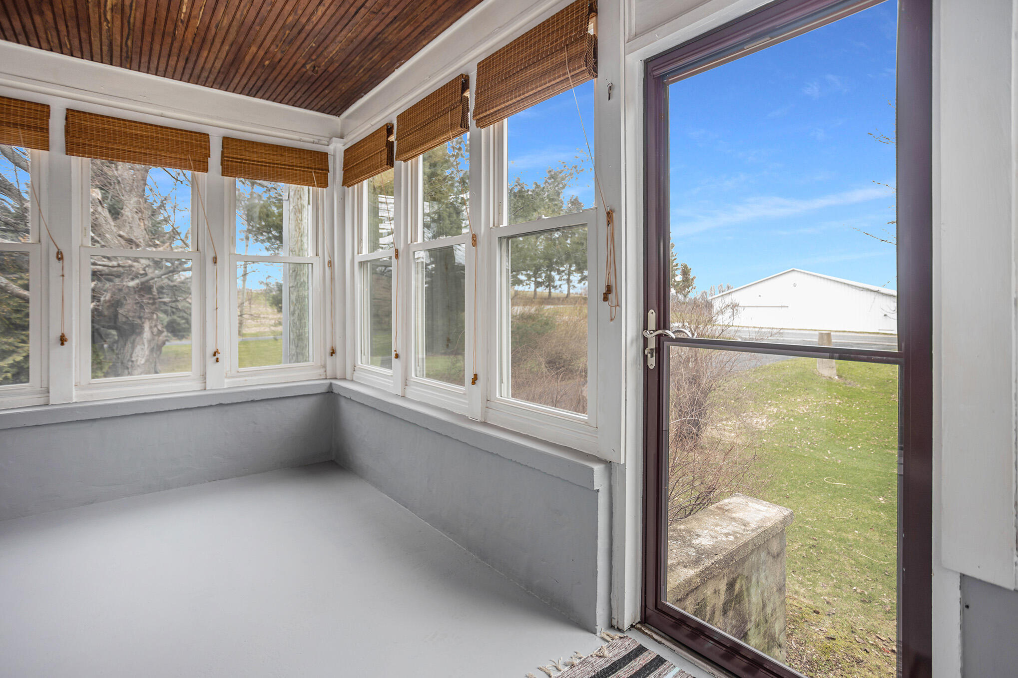 Enclosed front porch