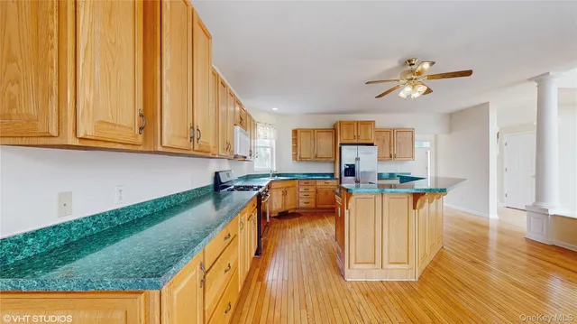 a very nice looking room with a large window