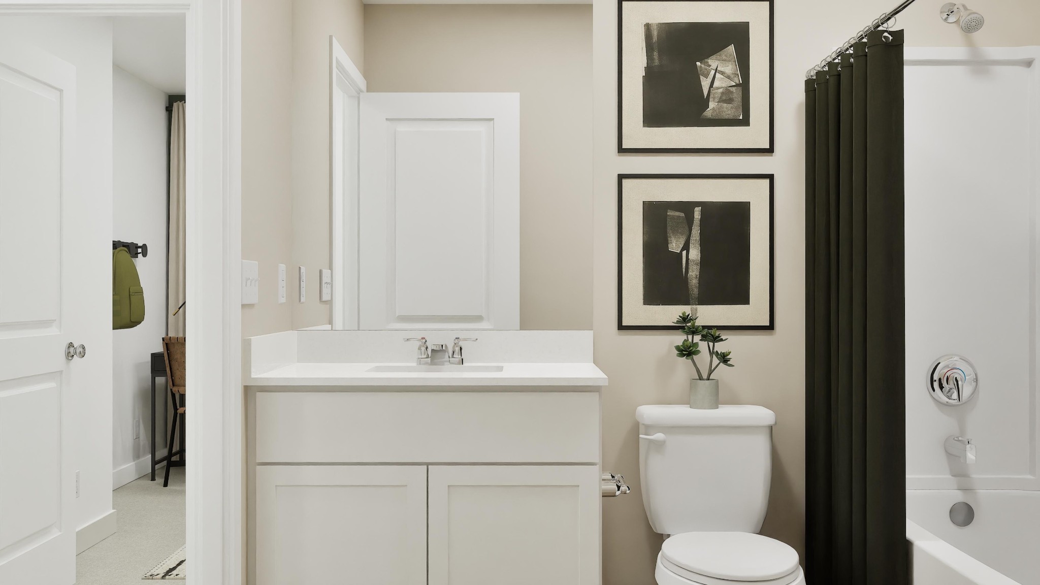 873 Parkside Boulevard Portland, TN 37148 - Photo 2 of 20 a bathroom with a toilet sink and mirror