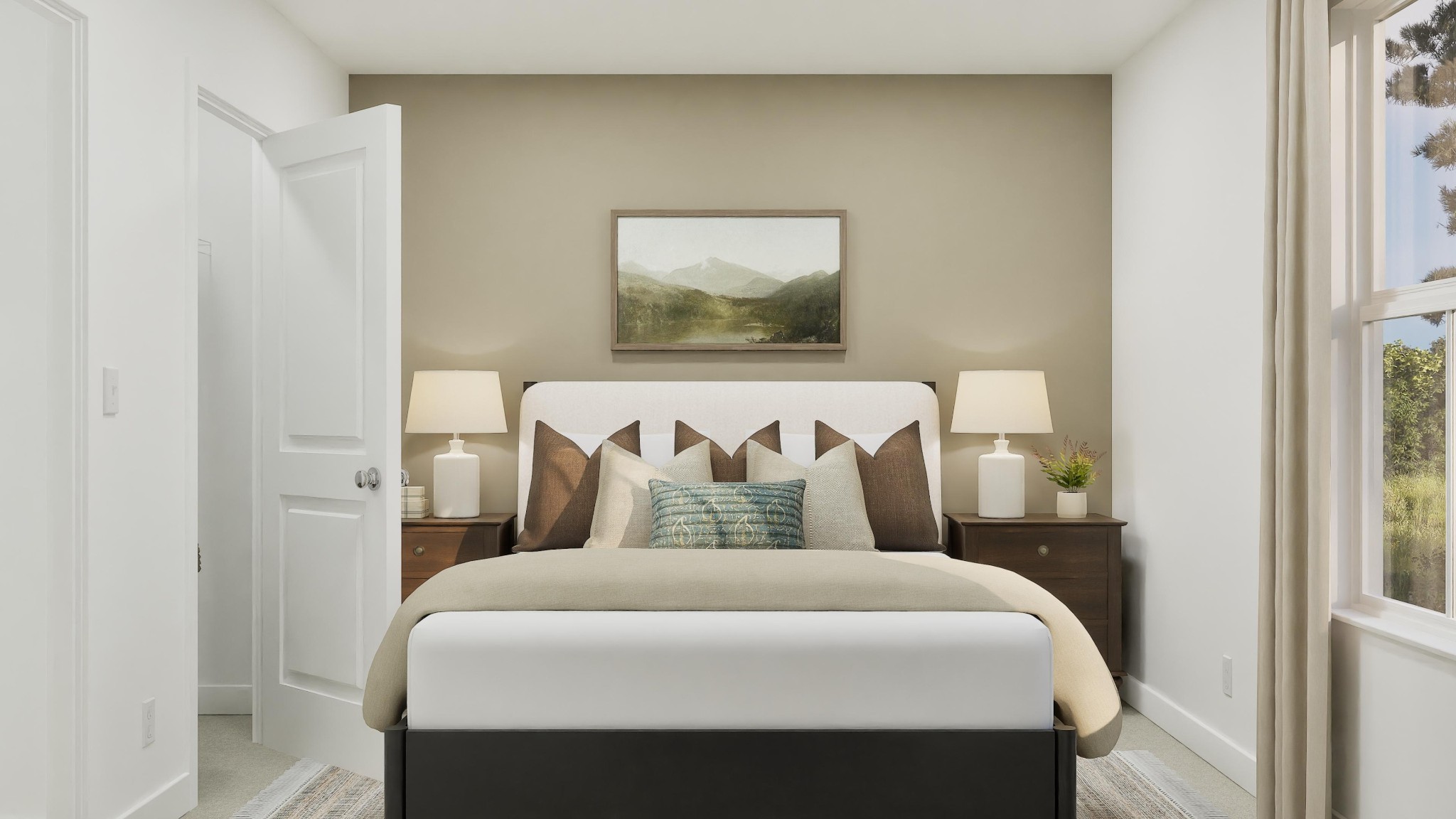 873 Parkside Boulevard Portland, TN 37148 - Photo 3 of 20 a bedroom with a bed and a painting on the wall