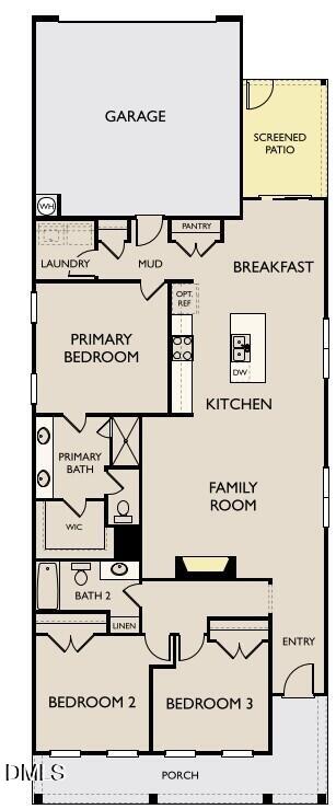 2828 Quarry Road, Unit 177 Rolesville, NC 27571 - Photo 20 of 20 177 floorplan