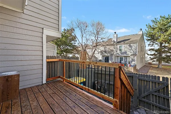 a backyard of a house