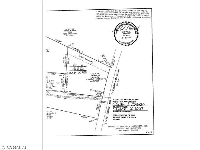 Lot 3 Jackson Shop Road Goochland, VA 23063 - Photo 1 of 2 Land/Lot