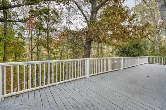 a view of a big room with closet and windows
