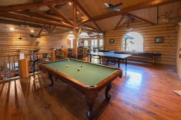 a view of a chairs on the deck