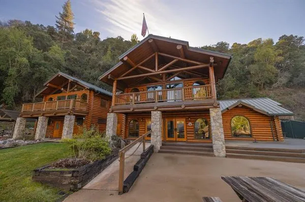 a view of city from balcony
