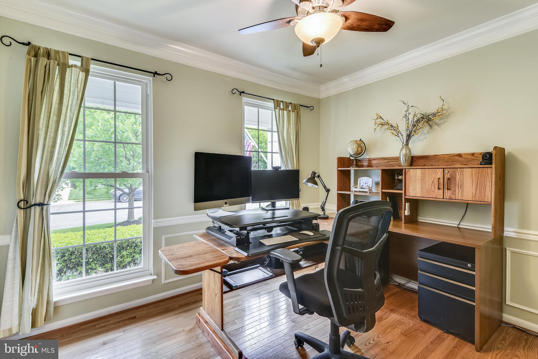 21558 Awbrey Place Broadlands, VA 20148 - Photo 20 of 45 HOME OFFICE/LIBRARY ON FIRST FLOOR WITH DBL DOORS.