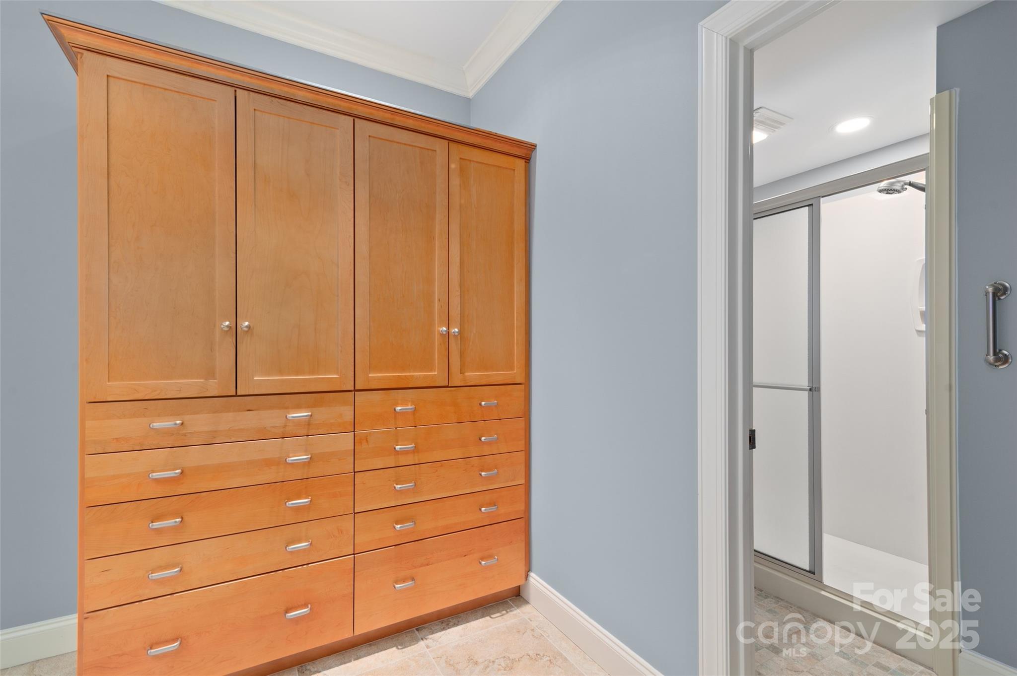 111 Augusta Circle Waynesville, NC 28786 - Photo 23 of 41 an empty room with wooden closet