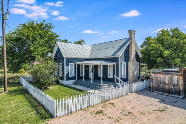 a view of a house with a patio