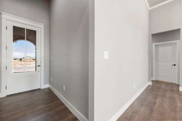 a view of an entryway door