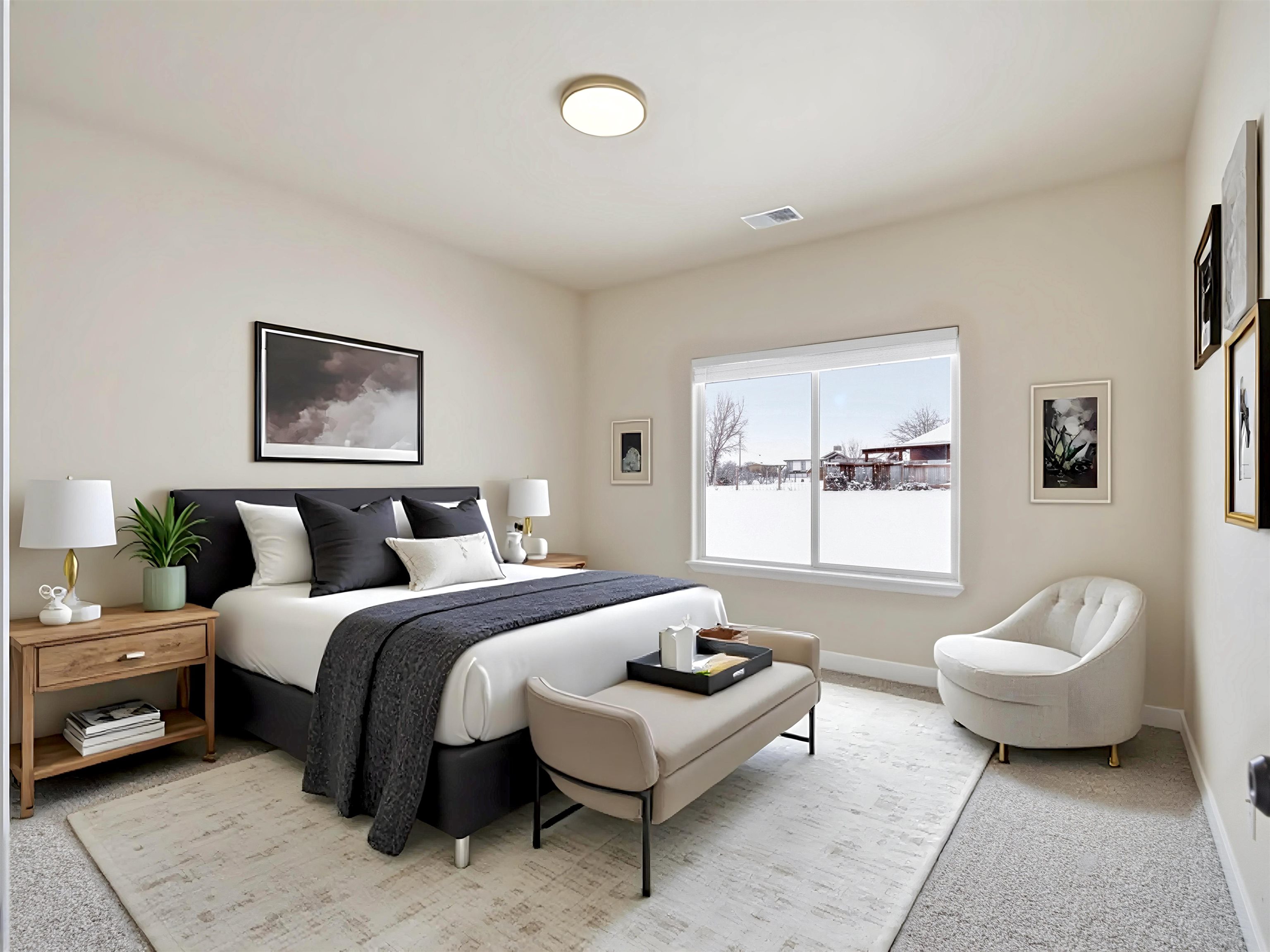 1850 Golden Ranch Road Fruita, CO 81521 - Photo 7 of 39 a bedroom with a bed and a couch