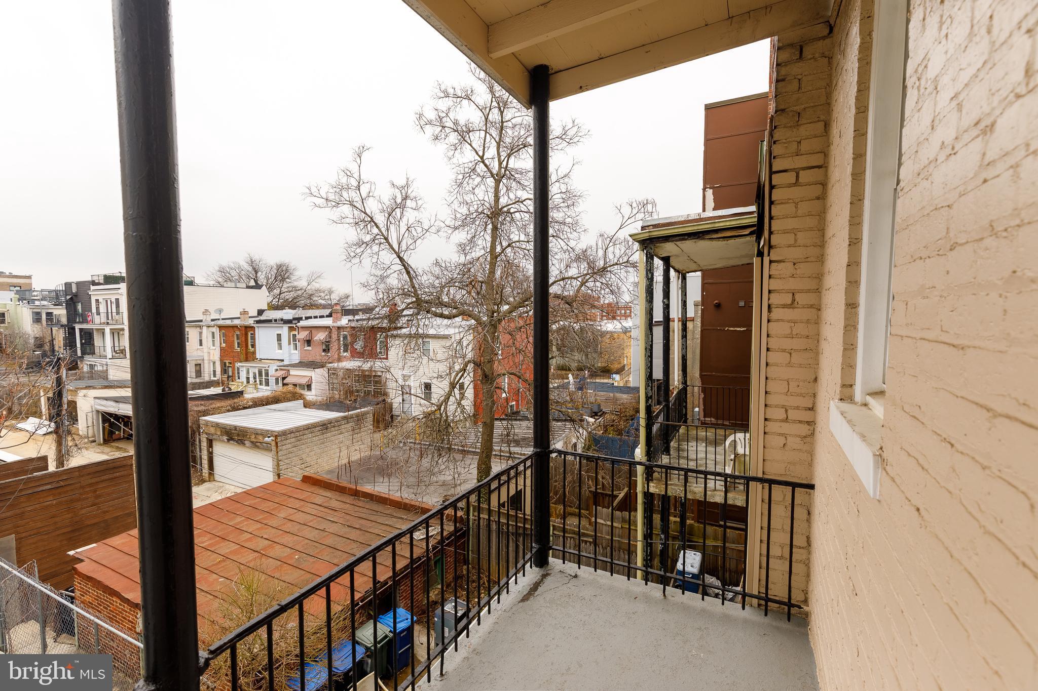 1113 Clifton Street Northwest Washington, DC 20009 - Photo 24 of 44 a view of balcony and patio