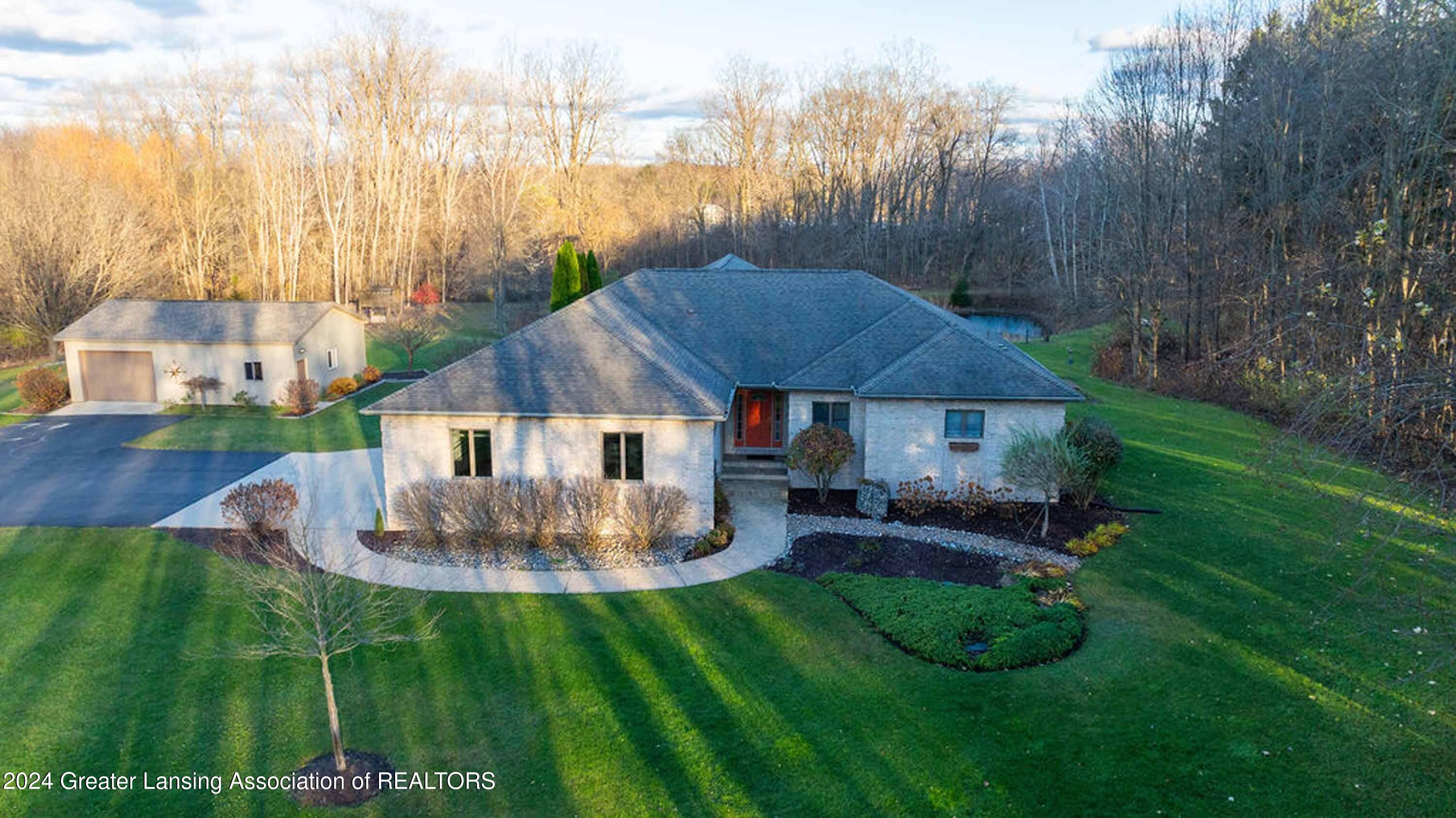 1130 North Edgar Road Mason, MI 48854 - Photo 82 of 82 1130 N Edgar. Front Aerial