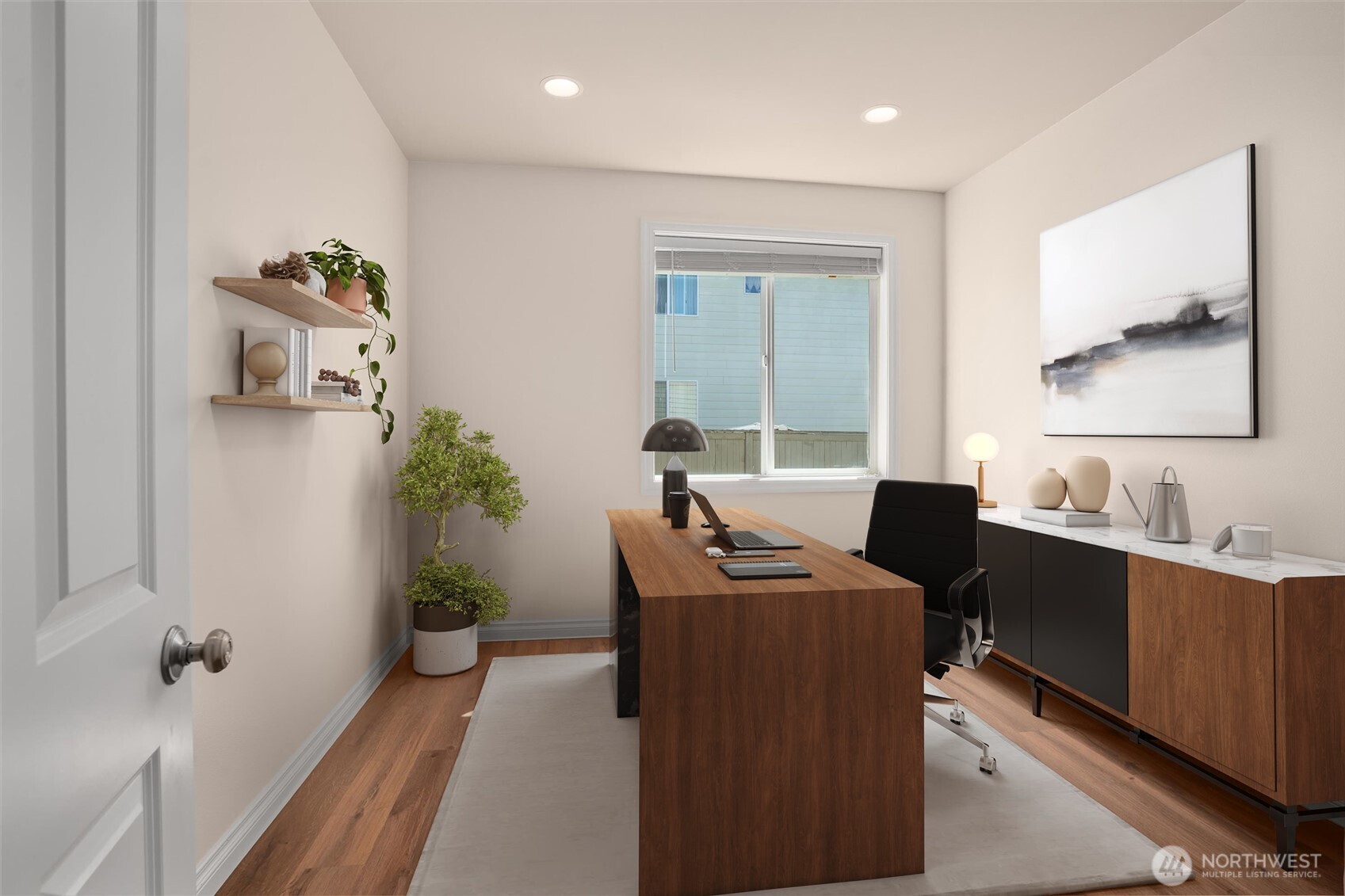 5503 Northeast 2nd Court Renton, WA 98059 - Photo 12 of 39 a workspace with furniture and window