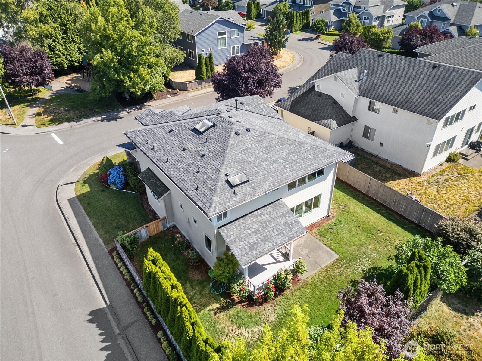 5503 Northeast 2nd Court Renton, WA 98059 - Photo 35 of 39 an aerial view of a house with outdoor space