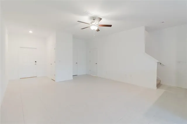 a view of an empty room