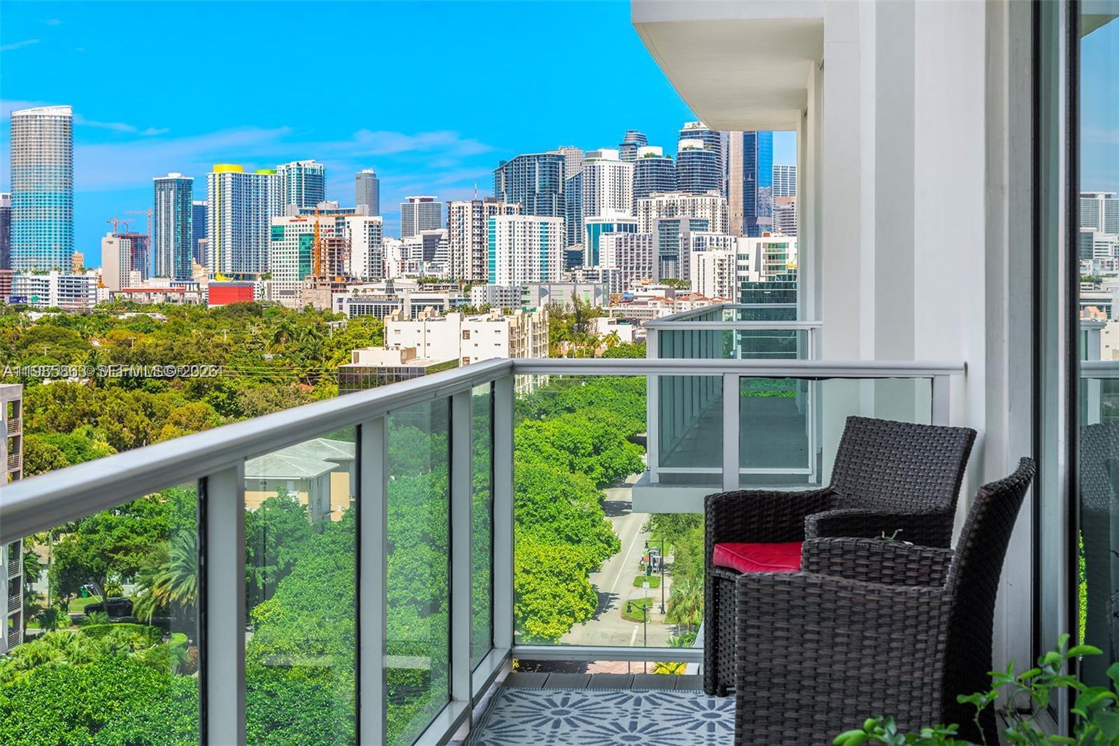 2525 Southwest 3rd Avenue, Unit 906 Miami, FL 33129 - Photo 17 of 23 a view of a city from a balcony