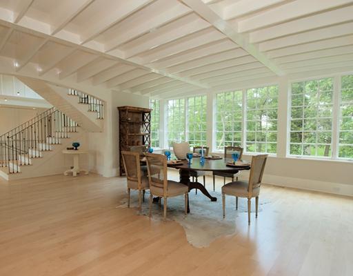 Undisclosed Address Darien, CT 06820 - Photo 10 of 20 a view of a dining room with furniture window and outside view