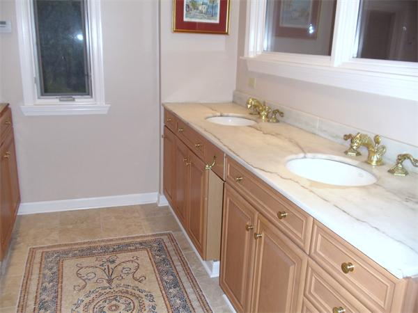 12 Boyce Farm Road Lincoln, MA 01773 - Photo 12 of 30 a bathroom with a granite countertop sink and a mirror