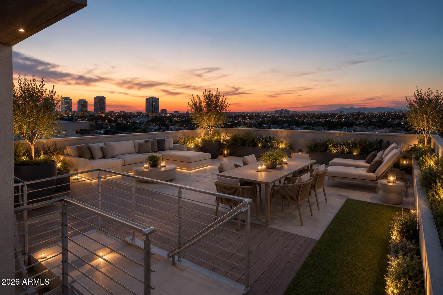 914 East Osborn Road, Unit 418 Phoenix, AZ 85014 - Photo 34 of 48 Rooftop render