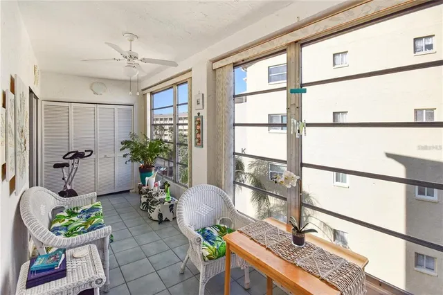 a living room filled with furniture
