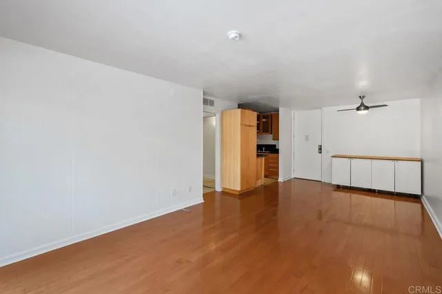 wooden floor in an empty room