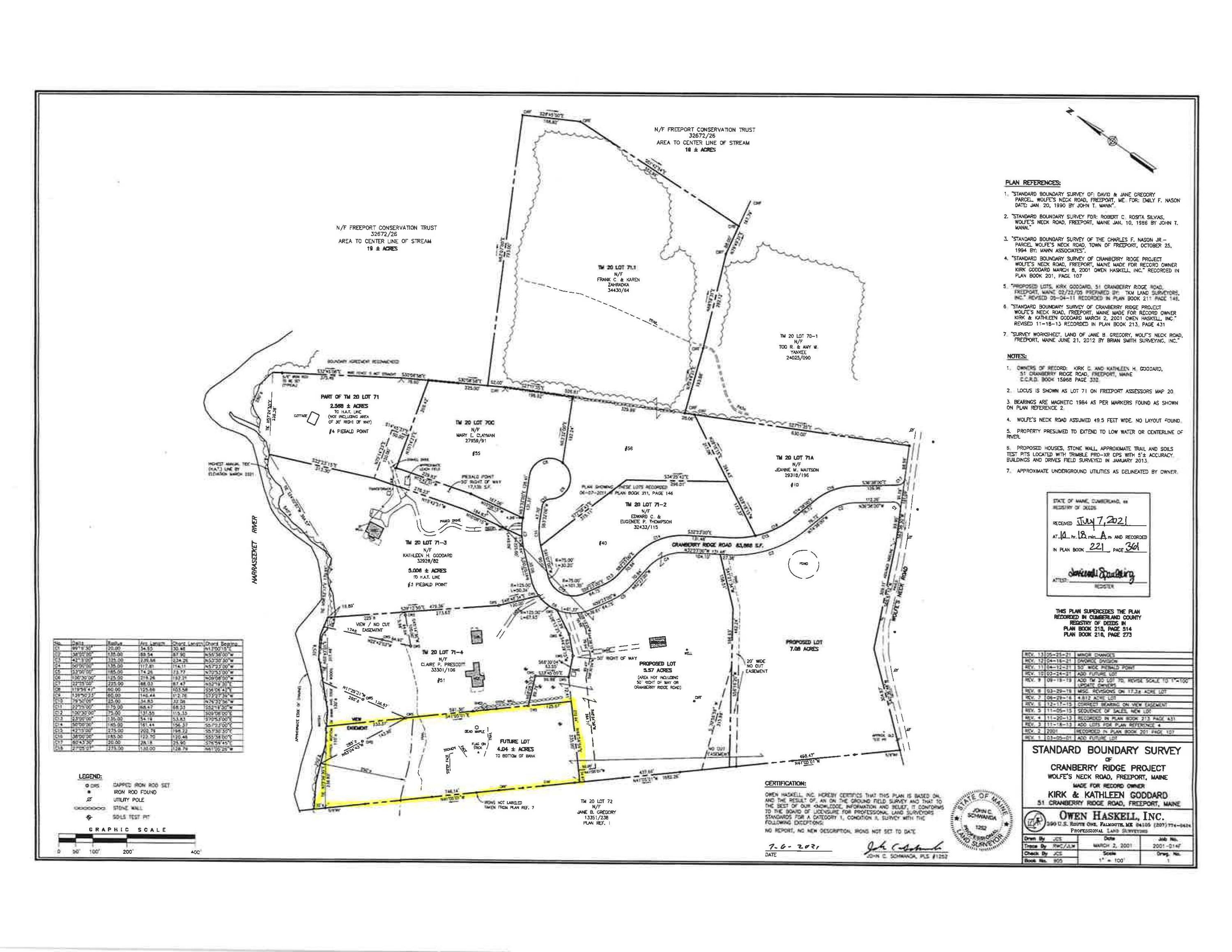 49 Cranberry Ridge Road Freeport, ME 04032 - Photo 5 of 5 49 Cranberry Ridge_Plan_Highlighted