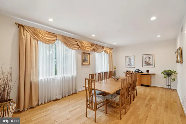 a view of a room with furniture