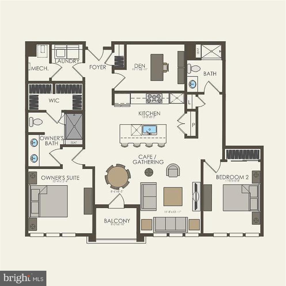 1121 Fortune Terrace, Unit 5 Potomac, MD 20854 - Photo 12 of 12 Floorplan