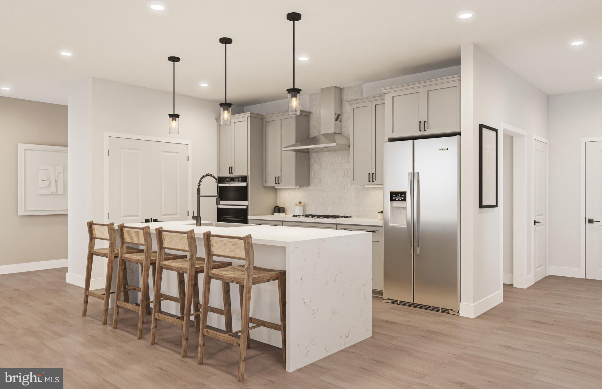 1121 Fortune Terrace, Unit 5 Potomac, MD 20854 - Photo 3 of 12 Gourmet Kitchen - Rendering