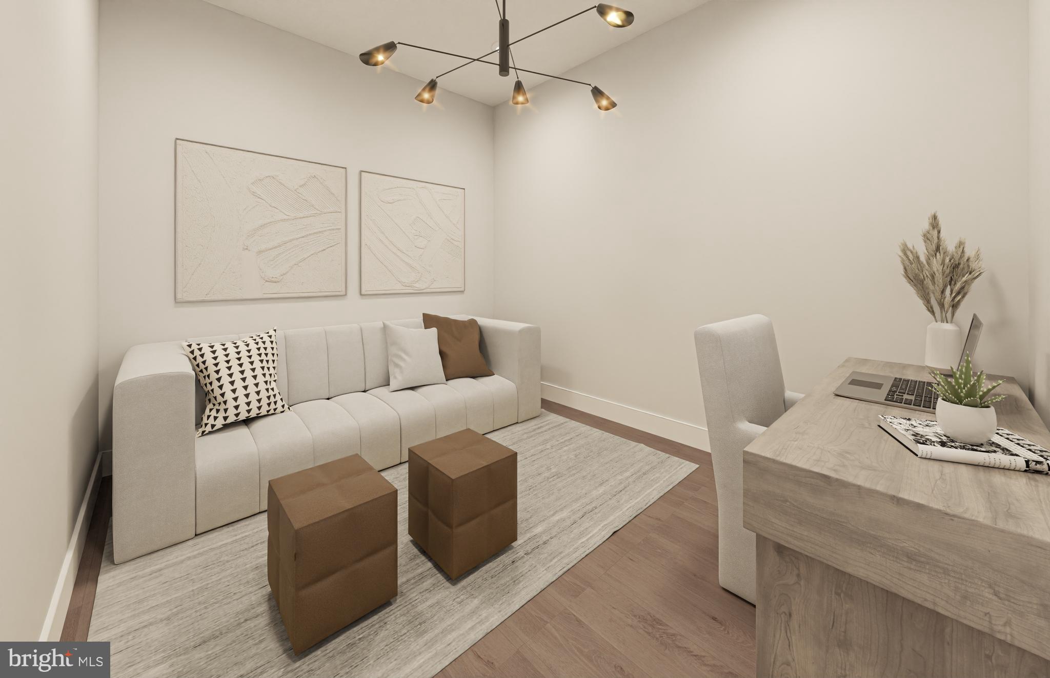 1121 Fortune Terrace, Unit 5 Potomac, MD 20854 - Photo 5 of 12 Den - Rendering